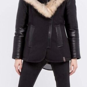RUDSAK Black Leather Jacket “Suzy”